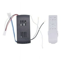 Universal Ceiling Fan Remote Control Kit 40W 6-Speed Timing Function Replacement for DC Fans & Lights