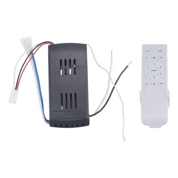 Universal Ceiling Fan Remote Control Kit 40W 6-Speed Timing Function