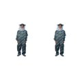 thumbnail image 2 of Chaqueta ventilada Bearachild para apicultores camuflaje gris XL, 2 of 6