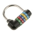 thumbnail image 7 of Mini 5 Dial Digit Code Combination Padlock Travel Safety Security Luggage , Black 6.5x6.5cm, 7 of 7