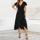 thumbnail image 1 of Vestido informal para mujer Opciones de estilo versátiles Ocasiones adecuadas Dobladillo con volantes Dividir FLhrweasw Nuevo, 1 of 9