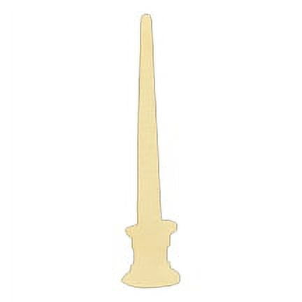 1 Pc 3-3/4" Wood Candle shape, hand cut and ready to finish for your project. Use these candles for weddings, holidays or religious decorations.