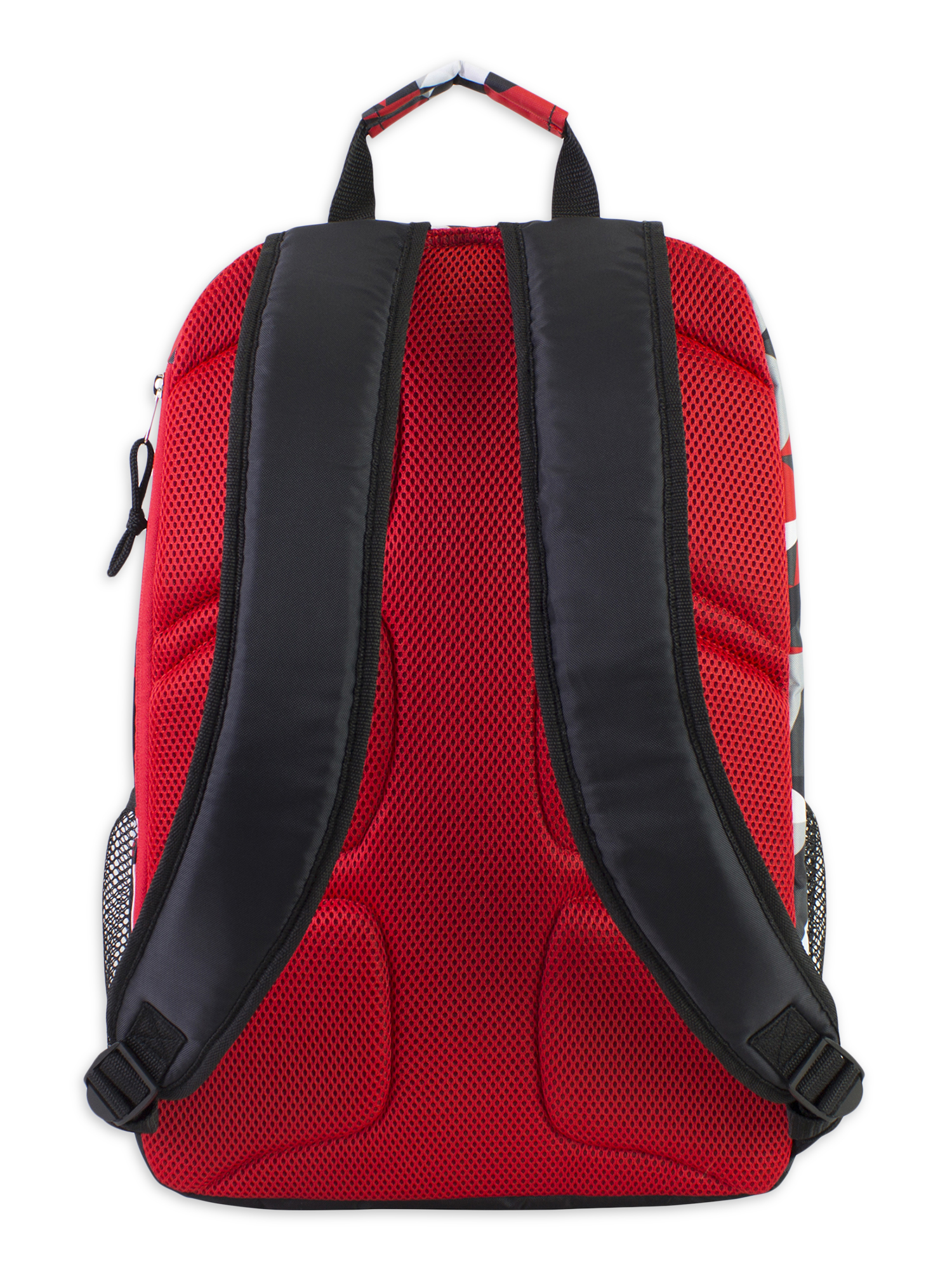 Fuel Unisex Wide Mouth Backpack, Red Black Diamonds