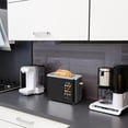 thumbnail image 7 of 2 Slice-Toaster,Touch Control LCD Screen,6 Shade Setting & Bread Selection,Removable Crumb Tray,Stainless Steel,900W,Black, 7 of 7