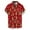Red, variant on Men's Button Down Shirts Xmas Tree Print Christmas Clothes Short Sleeve Collared Blouse Tops for Men Big and Tall (XL, Red 03)