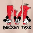 thumbnail image 3 of Disney - Mickey & Friends - Mickey with Big M - Since 1928 - Juniors Cropped Pullover Hoodie, 3 of 5