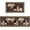 NO145, variant on Western Country Kitchen Rugs Set of 2, Farmhouse Kitchen Mats for Floor, American Wild West Desert Cowboy Non-Slip Washable Sink Mats Home Decor Doormat+Runner Rug