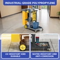 thumbnail image 6 of Heavy-Duty Janitorial Cart with Multi-Tier Storage, 2 Garbage Bags, Gloves & Lid, 6 of 10