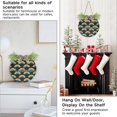 thumbnail image 7 of Rainbow Black Welcome Sign Farmhouse Front Porch Door Hanging Welcome Wreath for Holiday Wall Home 12 X 12 in Home Decor, 7 of 7