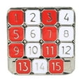thumbnail image 4 of MERIGLARE Metal Number Slide 15 Puzzle Funny Pocket Sliding Tiles Jigsaw IQ Game Educational Learning Tool Birthday Gift Party Favors, 4 of 8