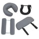 thumbnail image 5 of Mesa de con cuna facial y reposacabezas, juego completo, portátil, con reposabrazos, almohada, cojín estable y cómodo para cuello cabeza. gris, 5 of 9