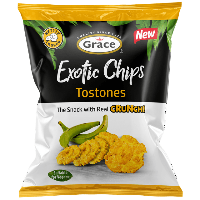 Grace Tostones Exotic Green Plantain Chips 75 g