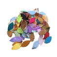 thumbnail image 2 of Colorful Artificial Silk Leaves for DIY Floral Wreath Craft and Wedding Decorations 100 Pieces Assorted Colors, 2 of 8