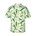 thumbnail image 3 of Haiem Tulips Flowers Printed Hawaiian Shirt for Men - Men’s Casual Beach Summer Shirts - Stretch Fabric with Modern Fit-Small, 3 of 9