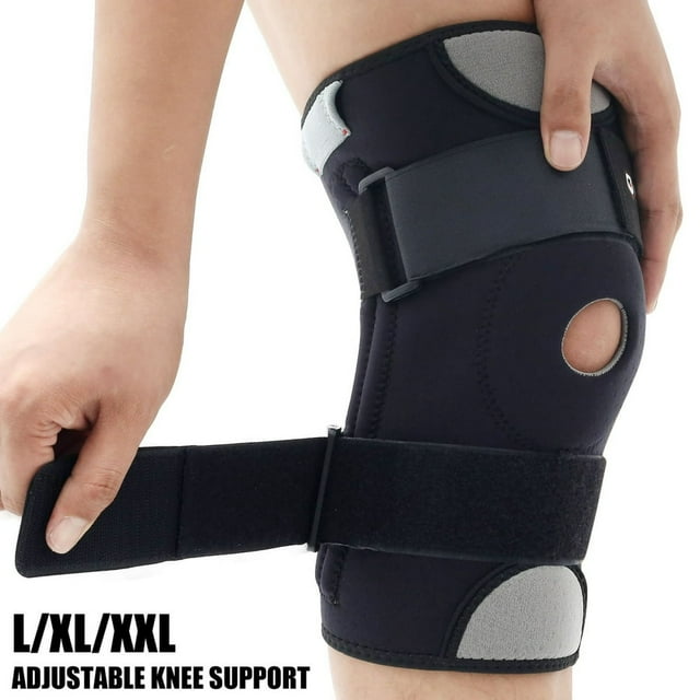 MesaSe Knee Brace Adjustable Knee Support Knee Pads Open-Patella Stabilizer Anti Slip with High Grade Quality Breathable Neoprene for Any Sport Protection