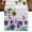 White Purple, variant on Table Runners 72 Inches Long Dress Scarves, Spring Daisy Farmhouse Kitchen/Dining Table Runner, Coffee Tablerunners, Country Botanical Floral Wooden Grain 13x72 Inch