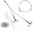 thumbnail image 3 of Bleeding Musky Sucker Rig (175 lb) / Blood Red Hooks Muskie Sucker Harness Quick Strike Rig Terminal Tackle (Red Hooks), 3 of 4