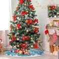 thumbnail image 4 of FMSHPON Merry Christmas Xmas Christmas Tree Skirt Stand Mat for Holiday Party Decoration Indoor Outdoor 48 inches, 4 of 6