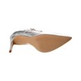 thumbnail image 4 of M by Bruno Magli Panna Leather Pump, 9, Silver, 4 of 5