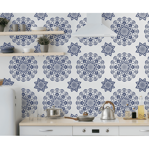 Doily Pattern Stencil - Art and Wall Stencil (6"x6")