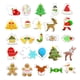 thumbnail image 3 of Galletas de Navidad Molde de bricolaje de acero inoxidable Galletas de vacaciones Molde de grabación en relieve Panadería Herramienta para hornear Sugarcraft Sello Suministros de cocina 25 piezas Kearding HA008944-02, 3 of 6
