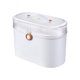 thumbnail image 3 of Caja de almacenamiento perfecl organizadora para el hogar con tapa y asa dos compartimentos para joyería artesanal juguete Estuche de almacenamiento para lazos para el cabello, 3 of 8
