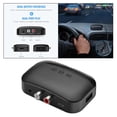 thumbnail image 3 of Transmisor receptor Bluetooth 5,0, adaptador de Audio con micrófono, inalámbrico de baja tencia para PC, TV, coche, sistema de transmisión de Sunnimix Adaptador bluetooth, 3 of 8