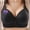 Black A, variant on Wireless Bras for Women Plus Size Push up Bras Comfy Solid Color Valentine's Day Heart Printed No Underwire Lingerie, Gifts for Women