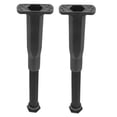thumbnail image 4 of LULULION 2Pcs Adjustable Height Bed Frame Legs Black Sturdy PP Furniture Support, 4 of 8