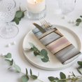 thumbnail image 3 of Cloth Napkins Set of 6 - 20x20 Inches, Brown Pink Vintage Washable Reusable Table Napkins, Retro Farmhouse Elegant Pastoral Soft & Absortbent Dining Napkin for Party Wedding Hotel Restaurant, 3 of 8