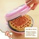 thumbnail image 5 of SANRIO Waflera De Hello Kitty HK-91, Antiadherente 750 W, Máquina de Waffles Rosa con Diseño en el Waffle,, 5 of 10