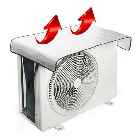 

Insulated For Outside AC Units:Air Conditioner Outer Cover Outer Cover Aluminum Foil Heat Insulation Film Film Flame Retardant Rain And Sun Saving Energy Saving Cover