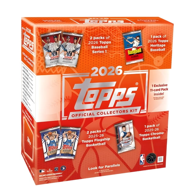 Kit de Coleccionista Topps 2026 MLB NBA Paquetes Ola 1