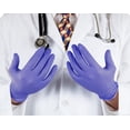 thumbnail image 2 of Adenna Nitrile Powder Free Gloves (Violet, Medium) Box of 100, 2 of 5