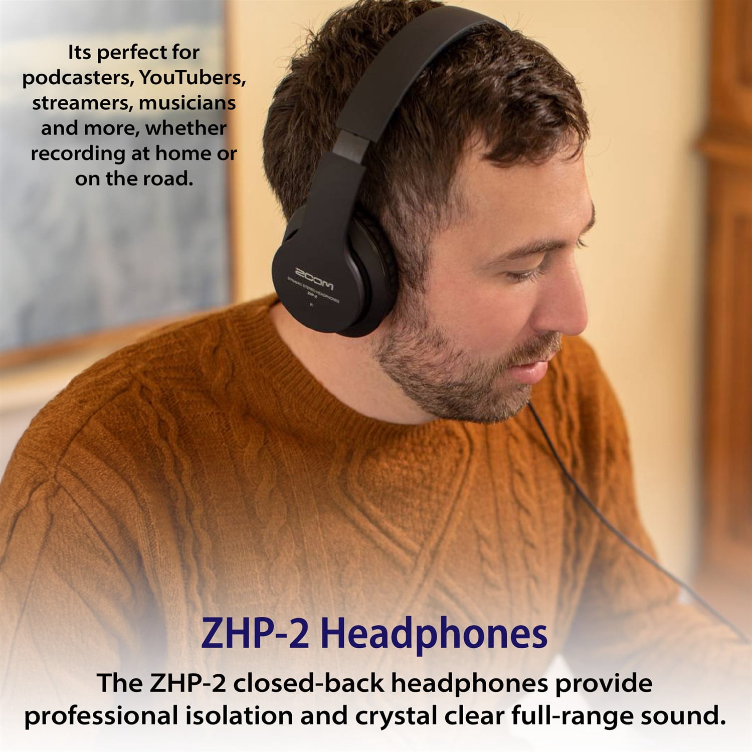 Zoom ZUM-2 Dual Mic Podcasting Bundle – Includes 2 USB Condenser Microphones, 2 Headphones, 2 Tripod Stands, 2 Mic Mounts, 2 Windscreens, 2 USB Cables, 32GB microSDHC Card w/ Adapter & Cleaning Cloth