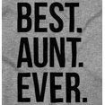 thumbnail image 2 of Best Aunt Ever Cute Favorite Auntie Womens Slim Fit Graphic Tee Brisco Brands M, 2 of 5