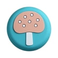 thumbnail image 1 of Guard Cartoon Door Handle Stopper Bumpers Buffer Wall Protectors Doorknob Crash Pad Self Adhesive Design For HomeMushroom Pattern, 1 of 1