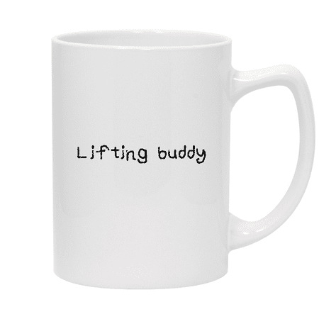 

Lifting Buddy - 14oz Ceramic White Statesman Coffee Mug White