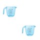 thumbnail image 2 of Naiovety Plastic Measuring Cups Pastry Tableware Multi Baking Handle Cooking Jug Measure with Tool Container Measurement Liquid Azul 300ml 2Conjunto, 2 of 6