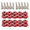 thumbnail image 1 of GFDYREE 20Pcs Bumper Fender Washers Engine Bay Dress Up Bolts Fasteners M6 JDM Fender Washer Kit-Red, 1 of 6