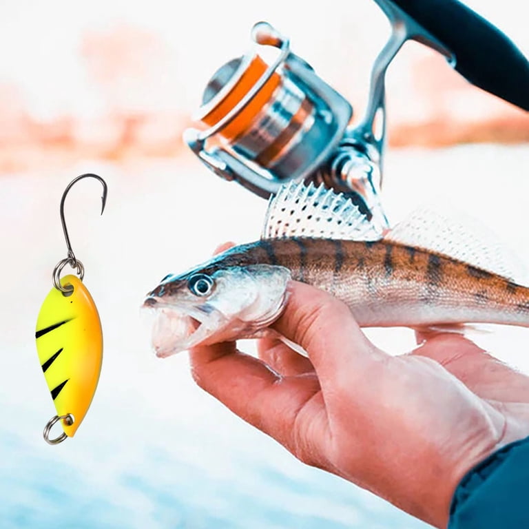 best fishing hook for minnows Live Minnow Terminal Tackle product type:Spinning Combos 2 minnow rigs plus Color:White Glitter Bass Fishing Best Casting