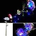 thumbnail image 3 of 24K Galaxy Rose con/sin luz Regalo para San Valentín Aniversario Cumpleaños Boda Adepaton LL-1531, 3 of 8