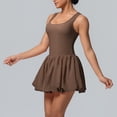 thumbnail image 3 of AEXTO Robe de Tennis avec Short Intégré et Soutien-Gorge Robe Athlétique pour Femmes Été Golf Active Robe d'Entraînement, 3 of 15