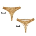 thumbnail image 3 of Balery Old Vintage Map Of Sea Tangas de Algodón para Mujer con Estampado – Ropa Interior Sexy, Transpirable, G-string-3X-Large, 3 of 6