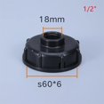 thumbnail image 1 of S60*6 Filetage à 1/2 Pouces 3/4 Pouces 1 Pouces Filetage Fin Connecteur de Réservoir d'Eau IBC Accessoires de Raccord de Réservoir IBC, Étanche, 1 of 7