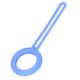 thumbnail image 3 of Rewera Funda Protectora de Silicona con Lazo Protector portátil Antiarañazos para Localizador IOS Azul, 3 of 8
