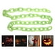 thumbnail image 4 of KAKOWELY 2 cadenas de plástico realistas que brillan en la oscuridad para fiestas de Halloween, casa embrujada, accesorios luminosos, decoración, reutilizables y ajustables para fiestas., 4 of 4