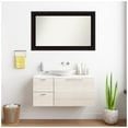 thumbnail image 6 of Amanti Art Custom Wall and Bathroom Mirror (26.75 x 43.75 in.), Portico Espresso Frame, 6 of 7