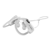 TREBLAB XR500 Bluetooth Headphones, Wireless Earbuds for Sports, Running or Gym Workout. IPX7 Waterproof, Sweatproof, Secure-Fit Headset. Noise Cancelling Earphones w/ Mic (White)