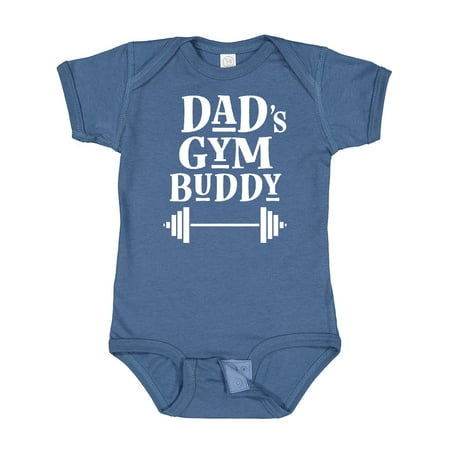 

Inktastic Daddy Gym Buddy Workout Fitness Gift Baby Boy or Baby Girl Bodysuit